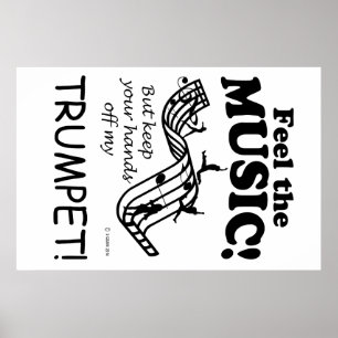 Trumpet känner musiken poster