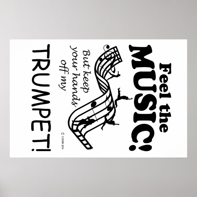 Trumpet känner musiken poster (Framsidan)