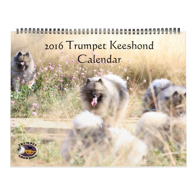 Trumpet Keeshond Calendar Kalender (Omslag)