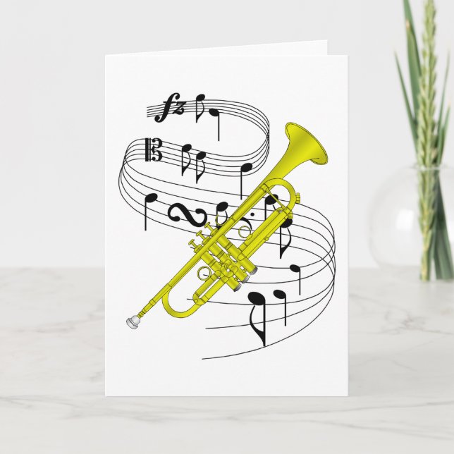 Trumpet Kort (Framsida)