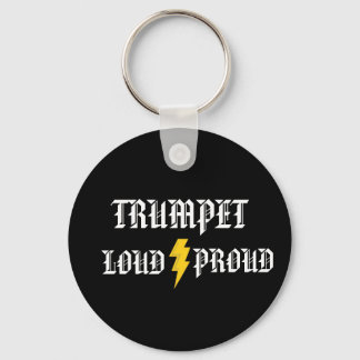 Trumpet: Loud och Proud Keychain Nyckelring