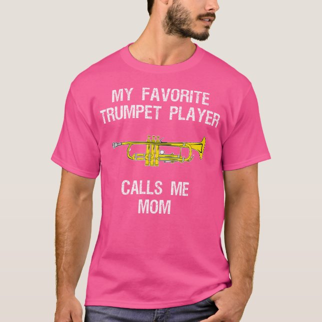 Trumpet Mamma - Funny Favorite T Shirt (Framsida)