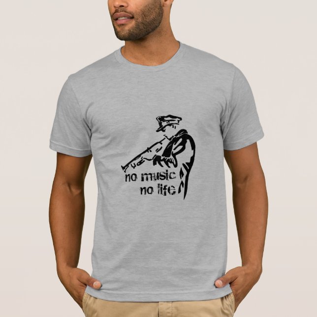 trumpet man T-Shirt (Framsida)