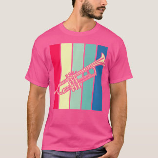 Trumpet Marching Band Instrument Music Teacher Jaz T Shirt