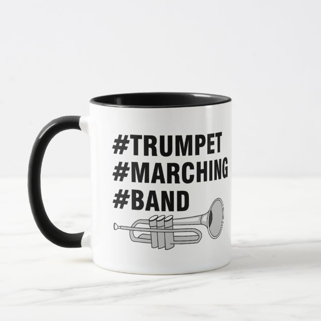 Trumpet Marching Band Mugg (Vänster)