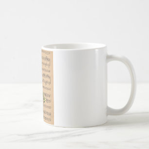 Trumpet med Lakan Music Background Kaffemugg