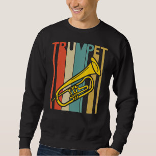 Trumpet Music Instrument Lång Ärmad Tröja