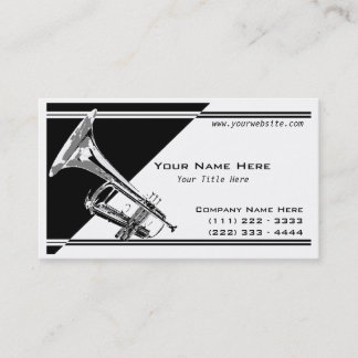 Trumpet Music Visitkort