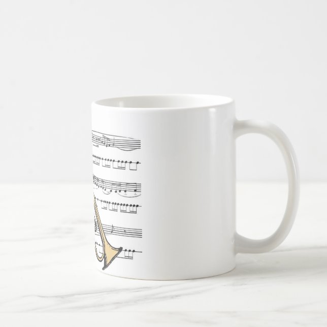 Trumpet musical 11 B Kaffemugg (Höger)