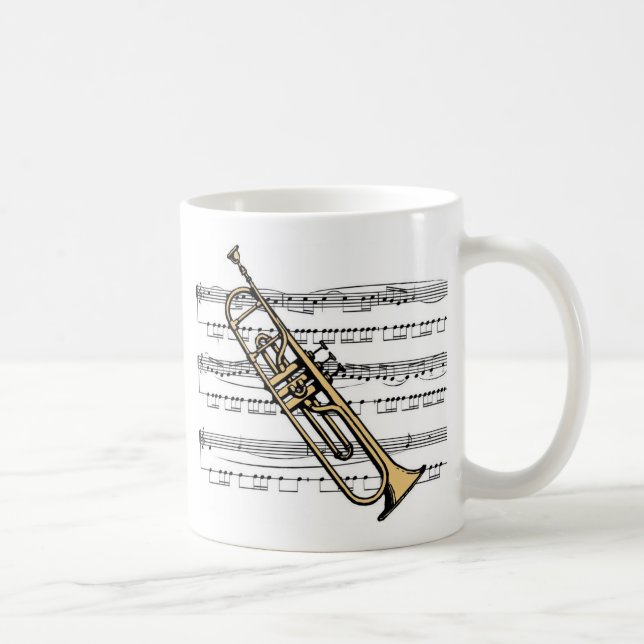 Trumpet musical 11 B Kaffemugg (Höger)