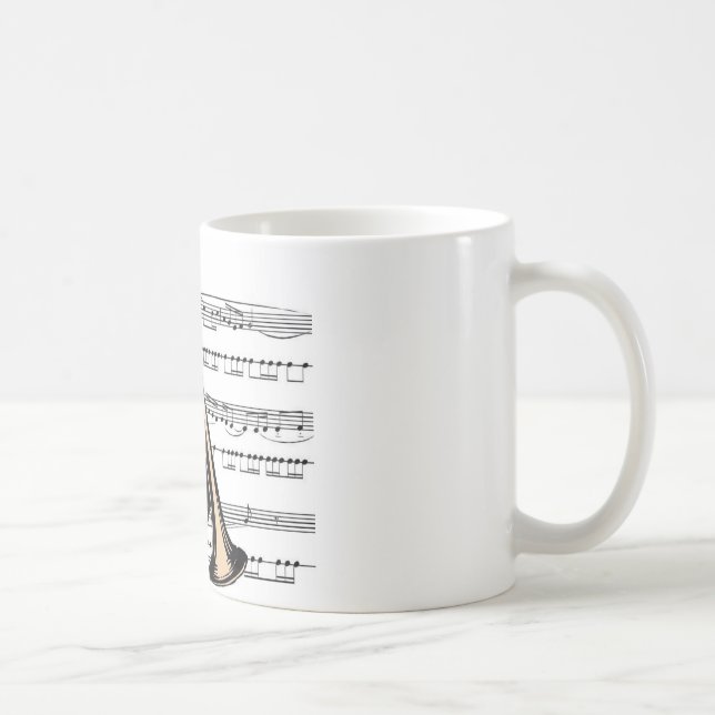 Trumpet musical 12 B Kaffemugg (Höger)