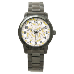 Trumpet Musik noter Mönster Armbandsur