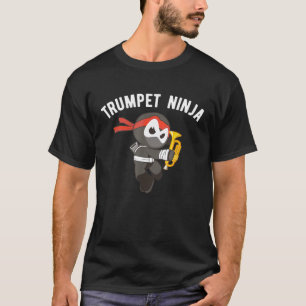 Trumpet Ninja Shirt Martial Arts Trumpeter Tee Gif