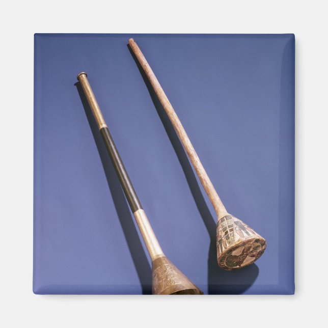 Trumpet och träproppen magnet (Framsidan)