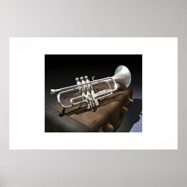 Trumpet på Fodral Poster (Framsidan)