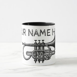 Trumpet Personalize Mugg