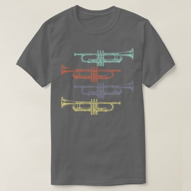 Trumpet Player 1 T Shirt (Design framsida)