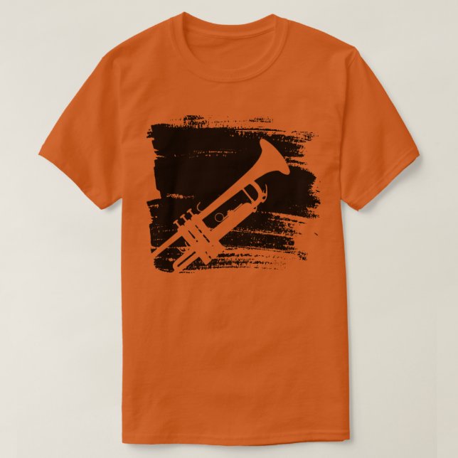 Trumpet Player 3 T Shirt (Design framsida)