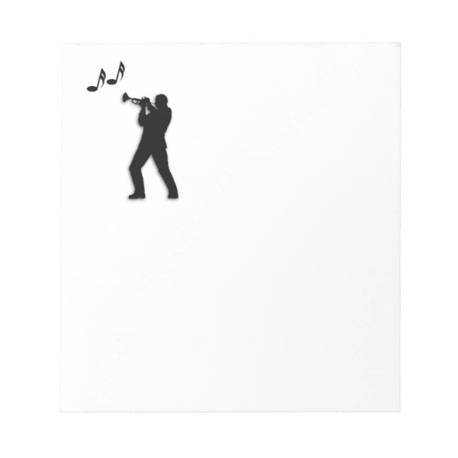 Trumpet Player Anteckningsblock (Framsida)