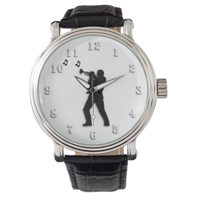 Trumpet Player Armbandsur (Framsida)