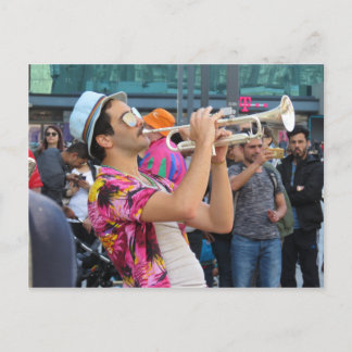 Trumpet Player, Berlin, Tyskland Vykort