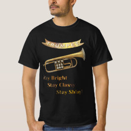 Trumpet Player Funny Humor Musical Instrument T Shirt