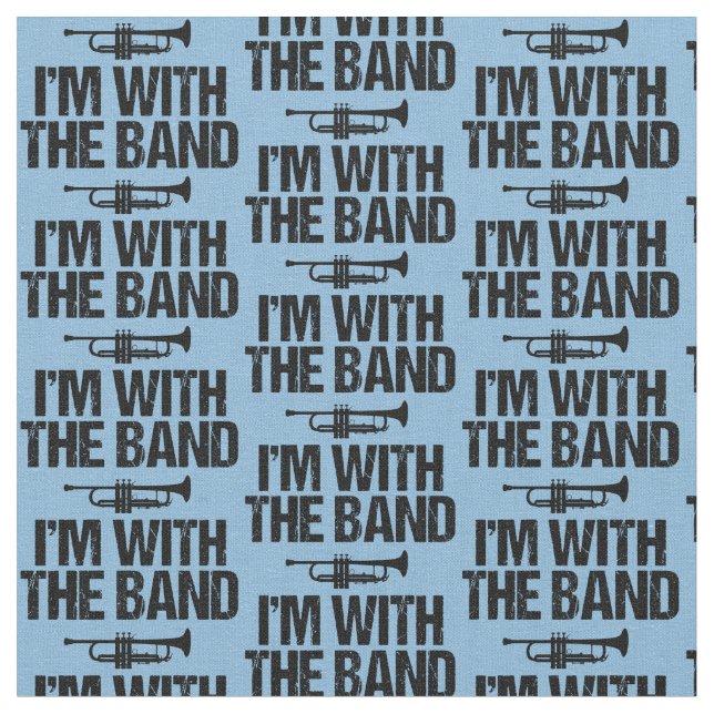 Trumpet Player Humor Tyg (Närbild)