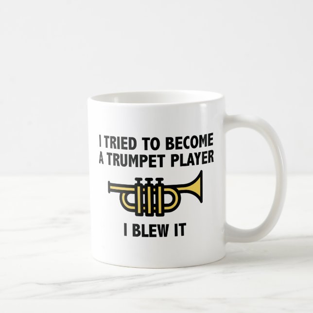 Trumpet Player Kaffemugg (Höger)