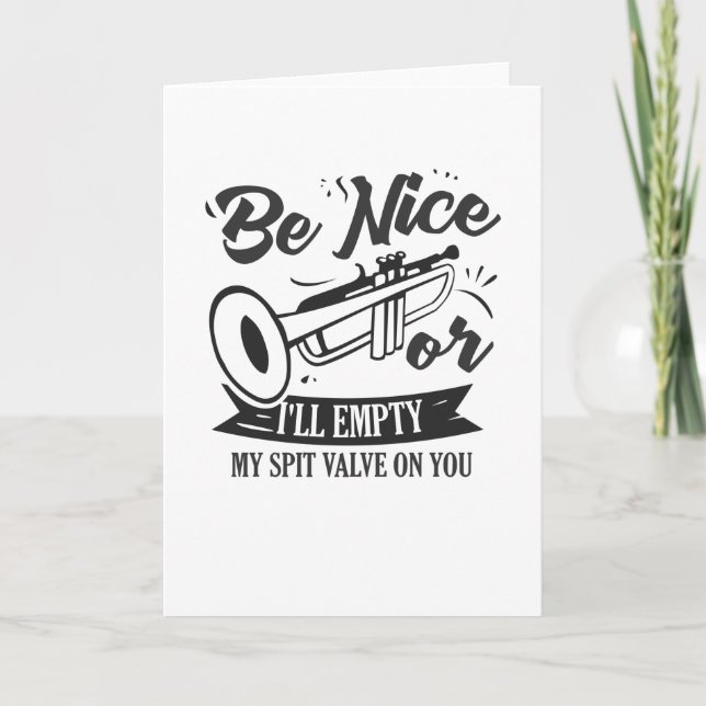 Trumpet Player Kort (Framsida)