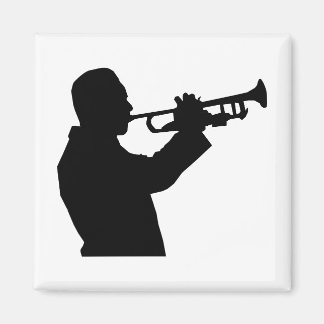 Trumpet Player Magnet (Framsidan)