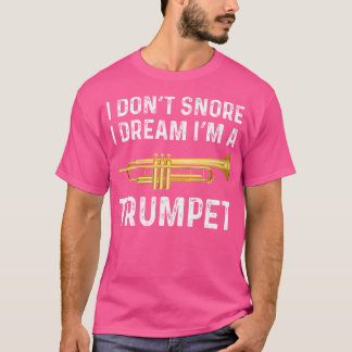 Trumpet Player Marching Band Manar Boys Women Funn T Shirt