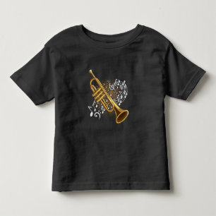 Trumpet Player Musik noter Jazz Music Art T Shirt