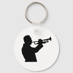 Trumpet Player Nyckelring