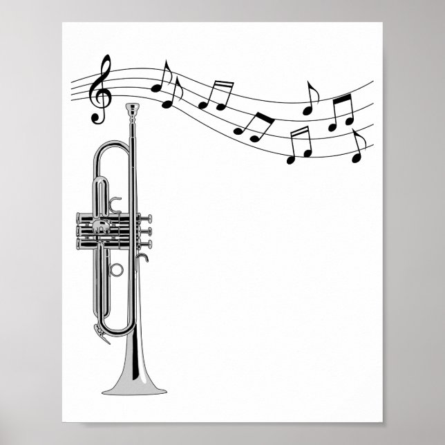 Trumpet Player Poster (Framsidan)