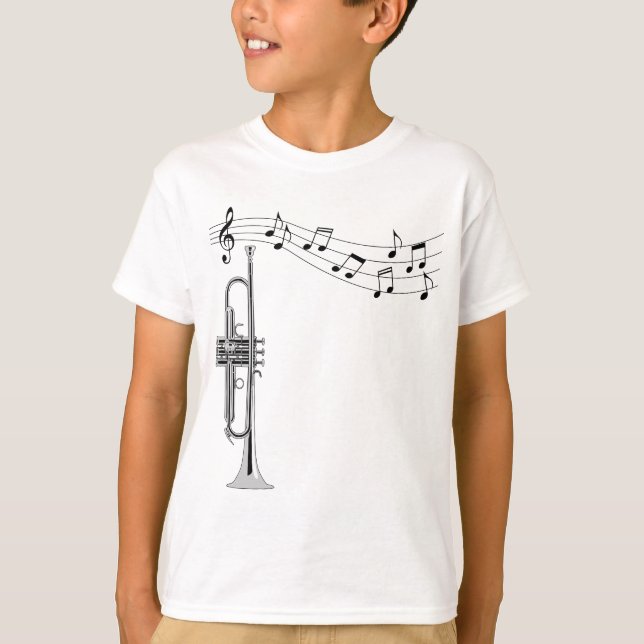 Trumpet Player T Shirt (Framsida)