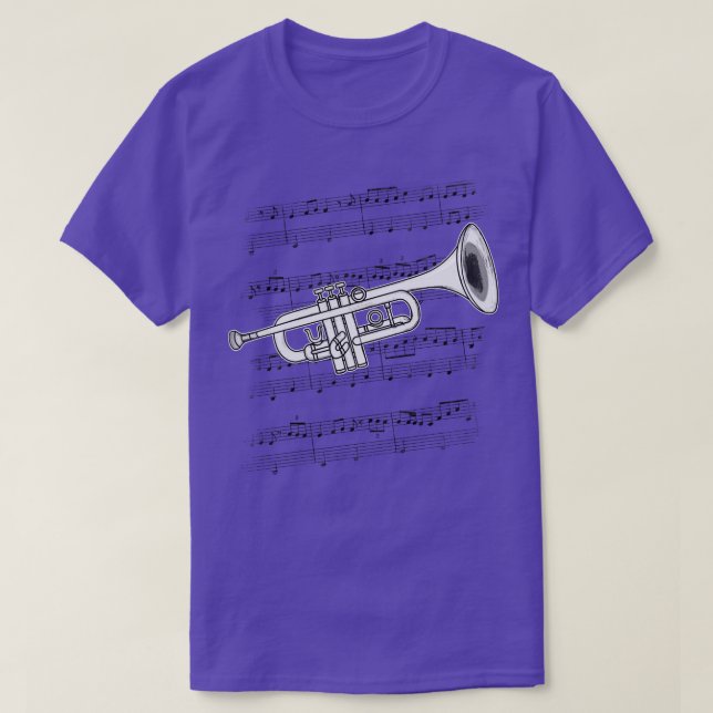 Trumpet Player Trumpeter Brass Musician T Shirt (Design framsida)