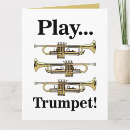 Trumpet Player Trumpeter Musician Kort