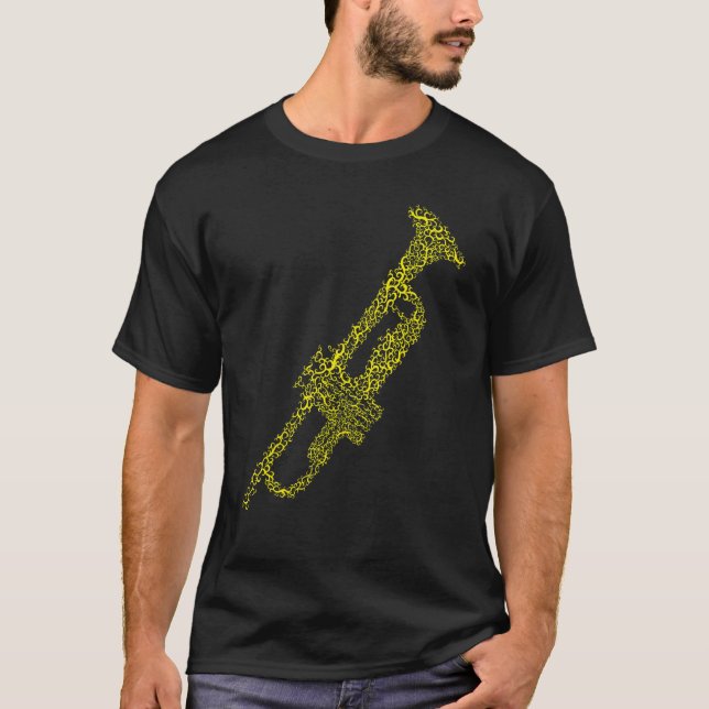 Trumpet Player Trumpets T Shirt (Framsida)