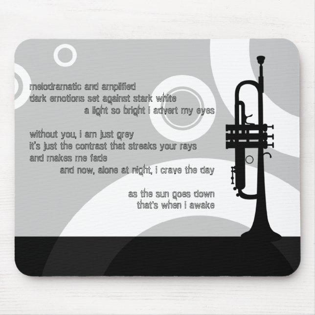 trumpet ringar: grottsbor musmatta (Framsidan)
