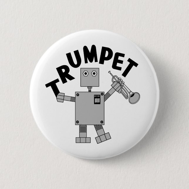 Trumpet Robot Text Knapp (Framsida)