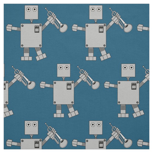 Trumpet Robot Tyg (Provkarta)