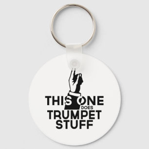 Trumpet Saker - Funny Trumpet Music Nyckelring