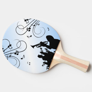 Trumpet Section Blue Music Pingisracket
