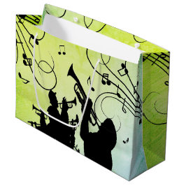 Trumpet Section Jazz Music Grönt