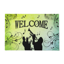 Trumpet Section Jazz Music Grönt