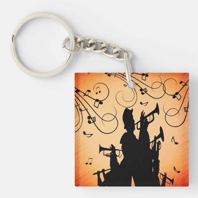 Trumpet Section Jazz Music Orange Rust (Framsidan)