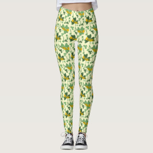 Trumpet Shamrock Musik noter Leggings