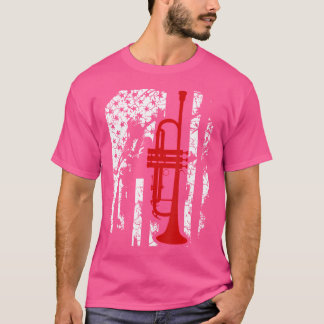 Trumpet Shirt - Trumpet Flagga Shirt T Shirt