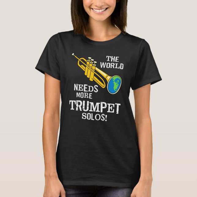 Trumpet Solos T Shirt (Framsida)