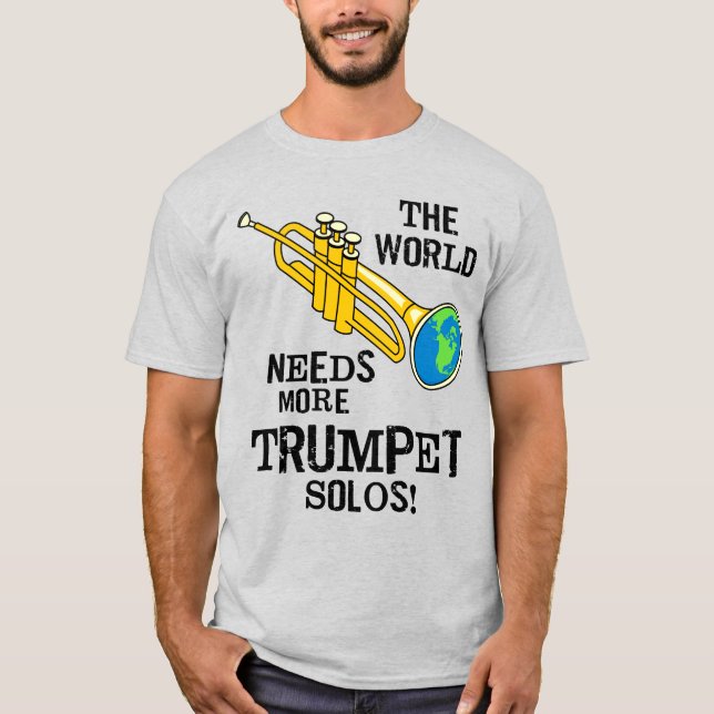 Trumpet Solos T Shirt (Framsida)
